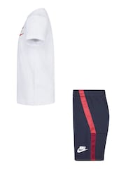 Nike Black/White/Red Little Kids T-Shirt and Shorts Set - Image 4 of 8