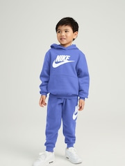 Nike Pale Blue Little Kids Club Fleece Tracksuit Set - Image 1 of 8