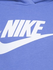 Nike Pale Blue Little Kids Club Fleece Tracksuit Set - Image 7 of 8