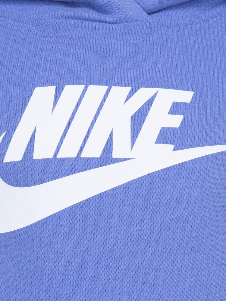 Nike Pale Blue Little Kids Club Fleece Tracksuit Set - Image 7 of 8