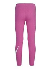Розовый - Nike детские хлопковые леггинсы - Image 3 of 5