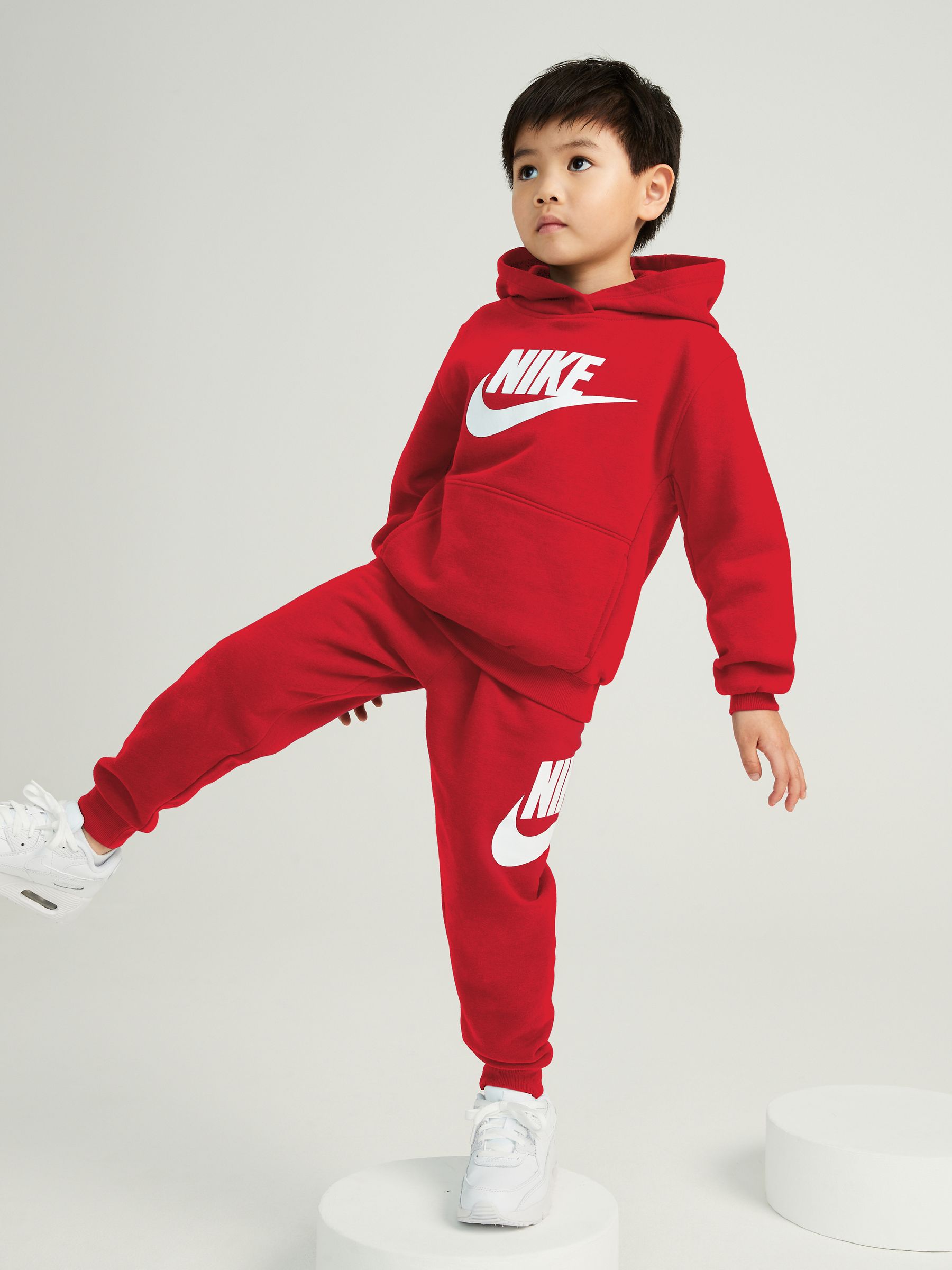 A2Z 4 Kids Boys Red Tracksuit – Fleece Hoodie & Jogger Set, 65% Polyester 35% Cotton, Ages 2-13