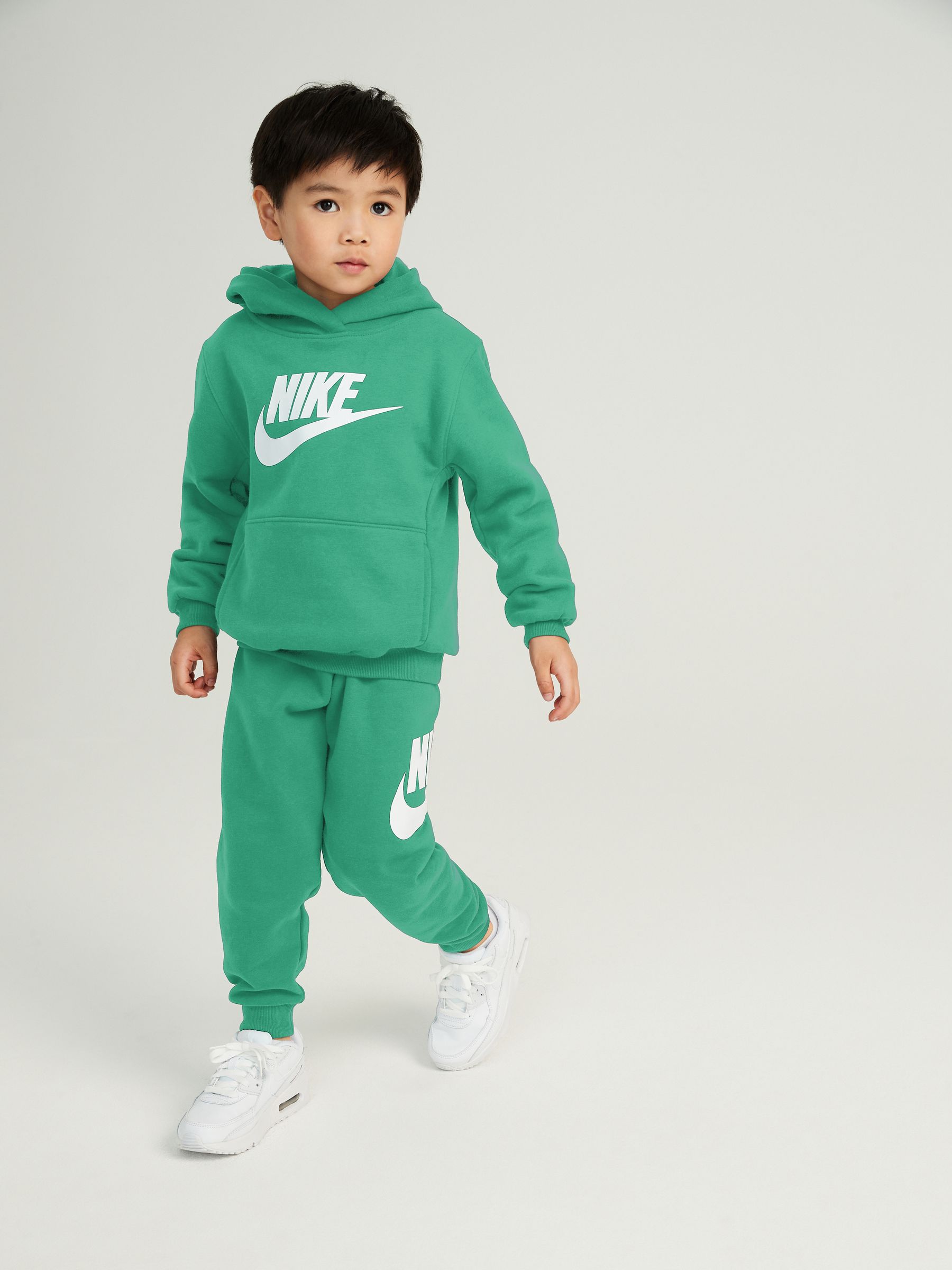 Buy Nike Pale Green Little Kids Club Fleece Tracksuit Set from Next Luxembourg
