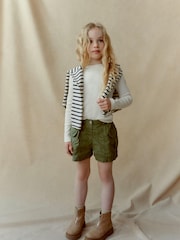 Зеленый хаки - Парашютные карго-юбки (3-16лет) - Image 3 of 11