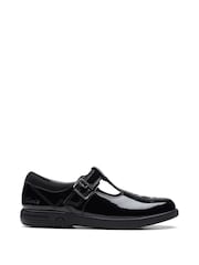 Clarks Black Patent Multi Fit Jazzy Tap Shoes - Image 1 of 7