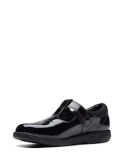 Clarks Black Patent Multi Fit Jazzy Tap Shoes - Image 4 of 7