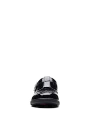 Clarks Black Patent Multi Fit Jazzy Tap Shoes - Image 5 of 7
