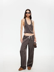 Lioness Brown Femme Tailored High Waisted Pants - Image 5 of 5