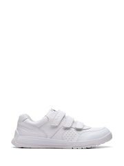 Clarks White Multi Fit Cica Star Orb Trainers - Image 1 of 5