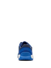 Clarks Blue Multi Fit Youth Combi Cica Star Flex Trainers - Image 5 of 7