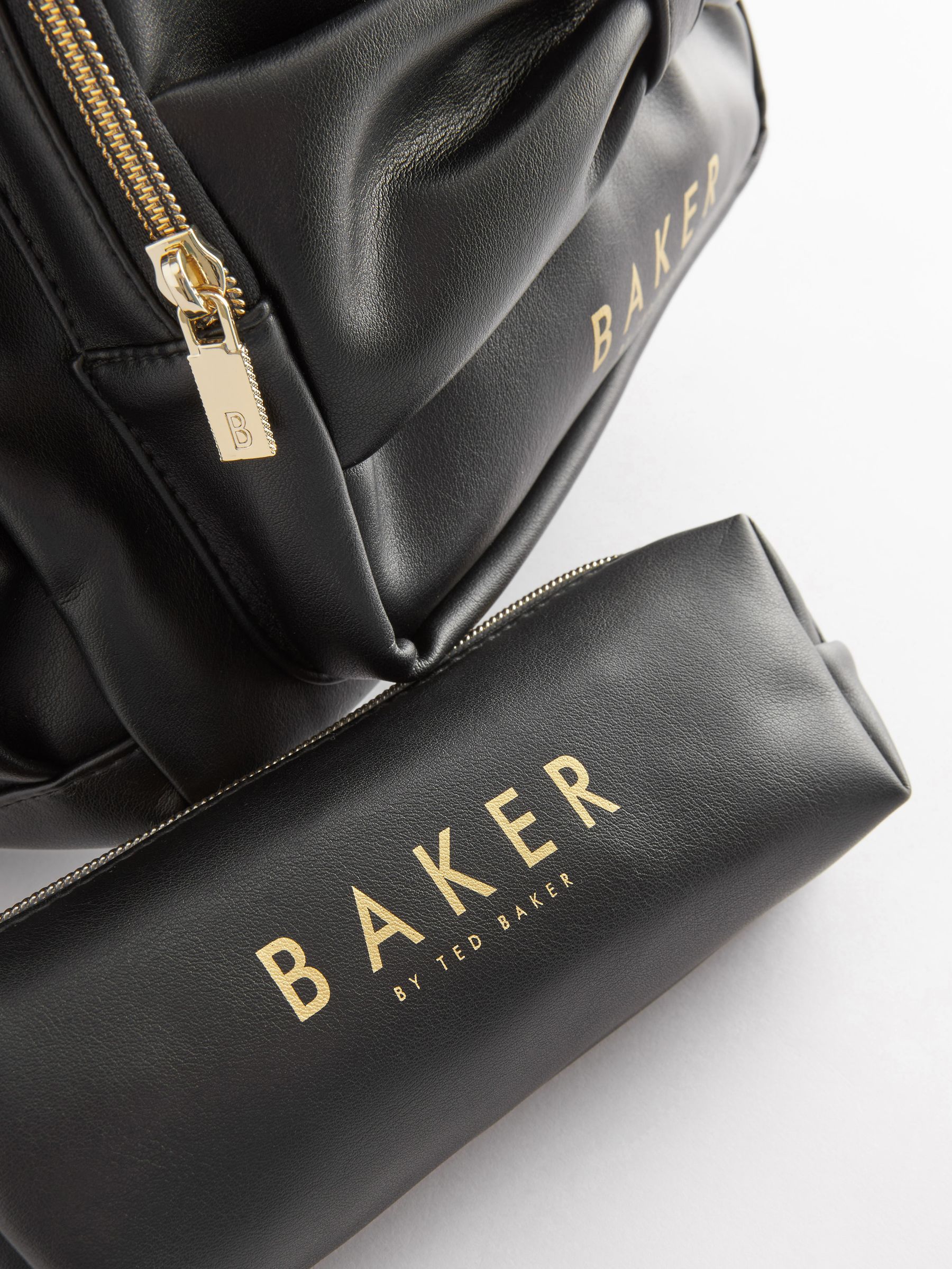Ted baker black backpack sale