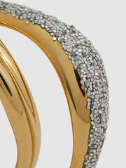 Reiss Gold Soma Maria Black Ring - Image 5 of 5