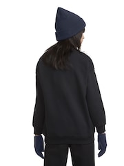 Granatowy - Dzianinowy zestaw Nike Club dla starszych dzieci: czapka beanie i rękawiczki (8–15 lat) - Image 2 of 6