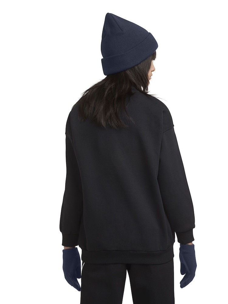Granatowy - Dzianinowy zestaw Nike Club dla starszych dzieci: czapka beanie i rękawiczki (8–15 lat) - Image 2 of 6