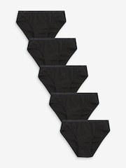 Black Elastic Character Briefs 5 Pack (3-16yrs) - Image 1 of 3