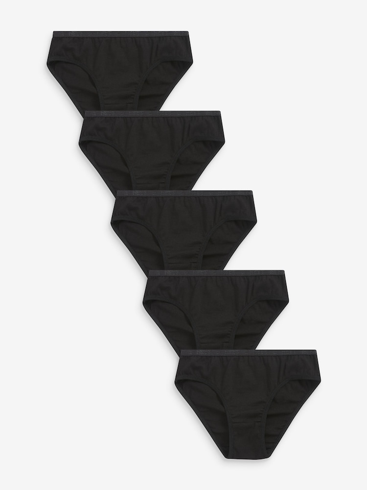 Black Elastic Character Briefs 5 Pack (3-16yrs) - Image 1 of 3