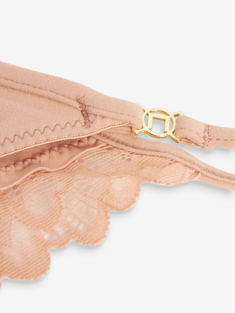 Nude Tanga Ultimate Comfort Brushed Lace Trim Knickers - Image 7 of 7 Nude Tanga Ultimate Comfort Brushed Lace Trim Knickers - Image 7 of 7