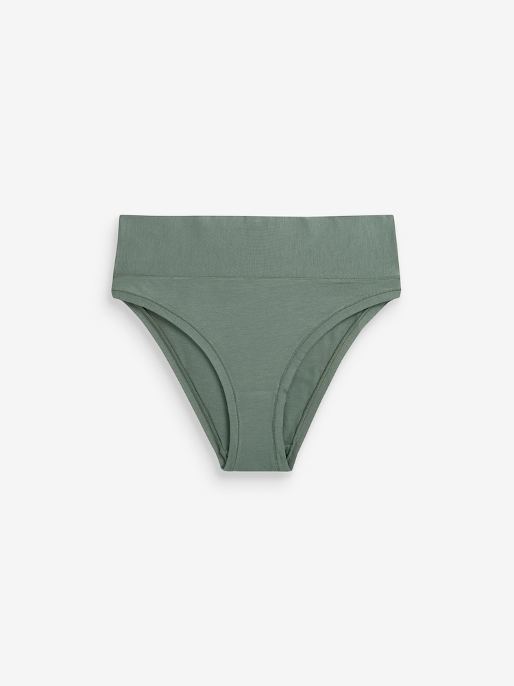 Green High Rise High Leg Forever Comfort® Knickers - Image 6 of 7