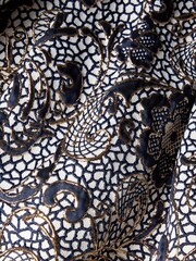 Monsoon Blue Jasmine Jacquard Dress - Image 5 of 5