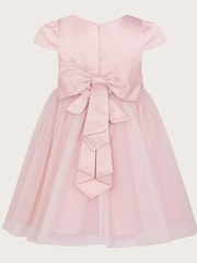 Monsoon Pink Tulle Baby Bridesmaid Dress - Image 2 of 3