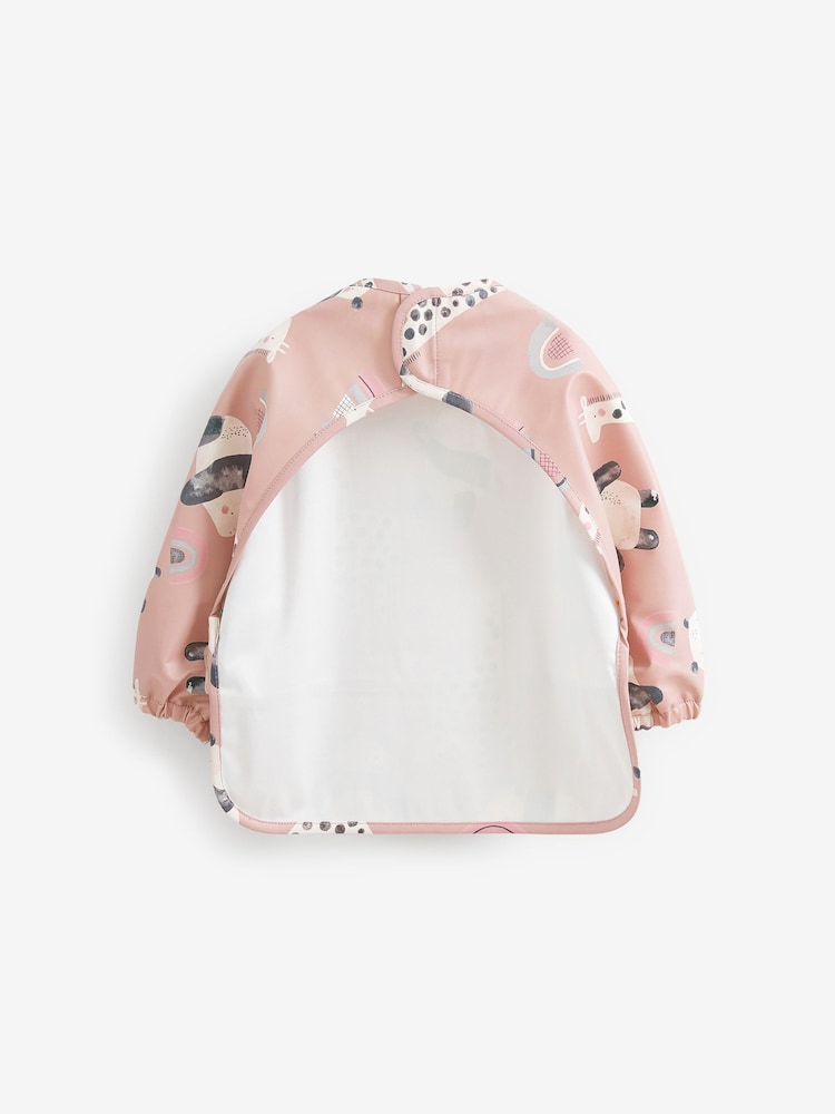 Pink Panda Baby Weaning And Feeding Sleeved Bibs (6mths-3yrs) - Image 2 of 3