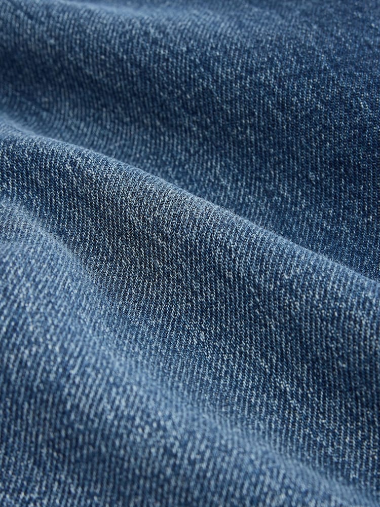 Dark Blue Barrel Leg Jeans - Image 7 of 7 Dark Blue Barrel Leg Jeans - Image 7 of 7