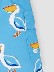 JoJo Maman Bébé Blue Pelican Pelican No Nappy Swim Shorts - Image 2 of 3