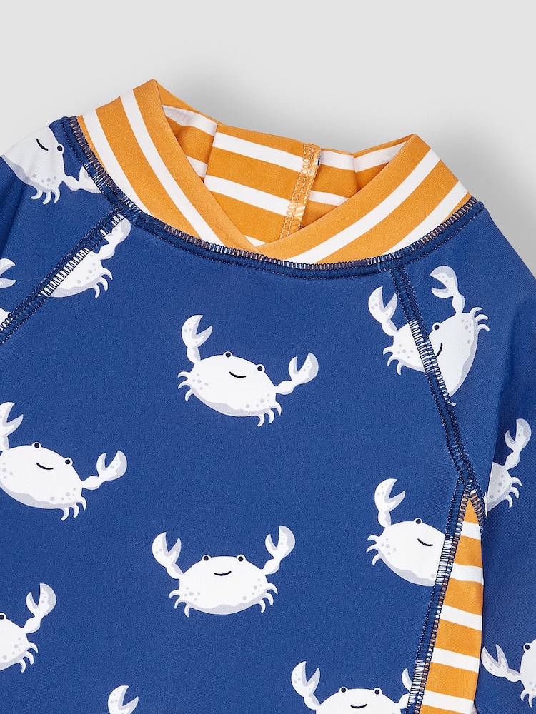 Cangrejo azul - Traje de 1 pieza con protección solar UPF 50 de JoJo Maman Bébé - Imagen 7 de 7
