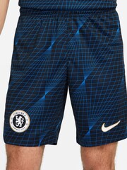 Nike Blue Chelsea FC 2023/24 Stadium Away Football Shorts - Image 3 of 7