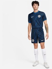 Nike Blue Chelsea FC 2023/24 Stadium Away Football Shorts - Image 4 of 7
