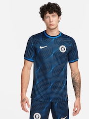 Nike Blue Blank Chelsea FC Stadium 23/24 Away Football Shirt - Image 1 of 11