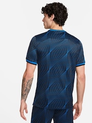 Nike Blue Blank Chelsea FC Stadium 23/24 Away Football Shirt - Image 3 of 11