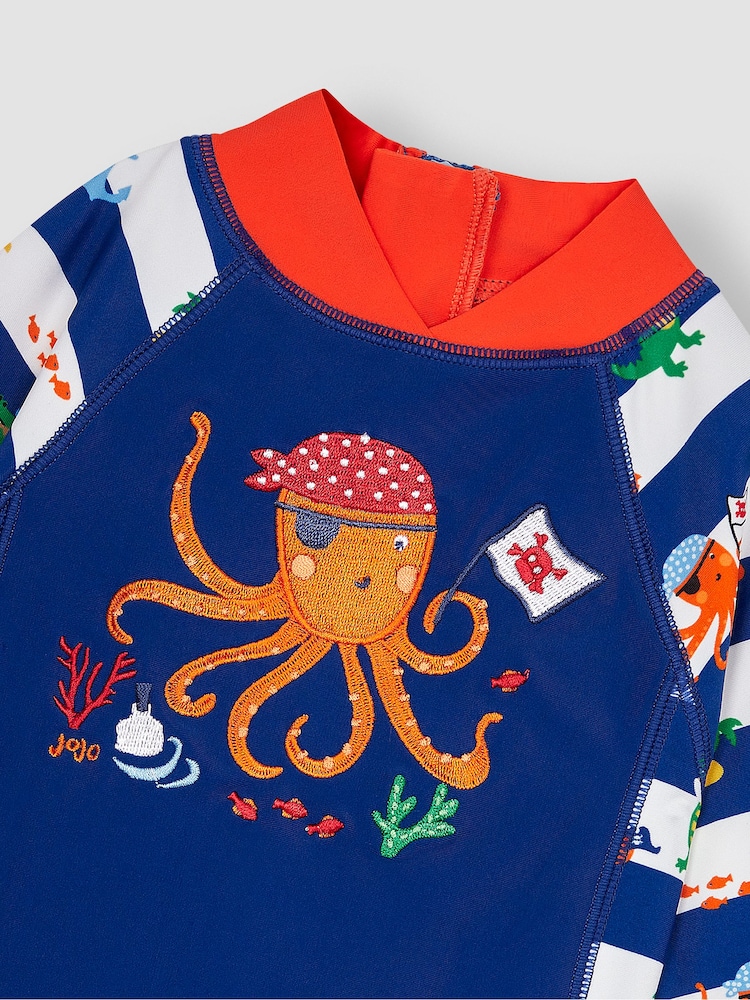 Azul marino pirata - Traje de 1 pieza con protección solar UPF 50 de JoJo Maman Bébé - Imagen 6 de 6 Azul marino pirata - Traje de 1 pieza con protección solar UPF 50 de JoJo Maman Bébé - Imagen 6 de 6