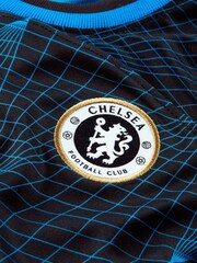 Nike Blue Blank Little Kids Chelsea FC 2023/24 Away 3 Piece Kit Little Kids - Image 8 of 11