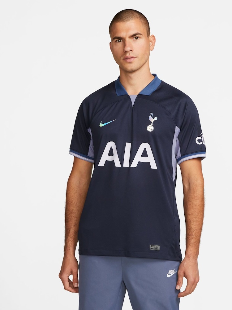 Nike Blue Blank Tottenham Hotspur FC Stadium 23/24 Away Football Shirt - Image 1 of 11