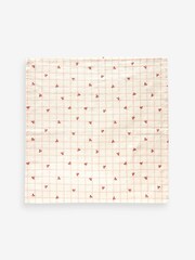 Pink Teddy Baby Muslin Cloths 4 Packs - Image 3 of 5