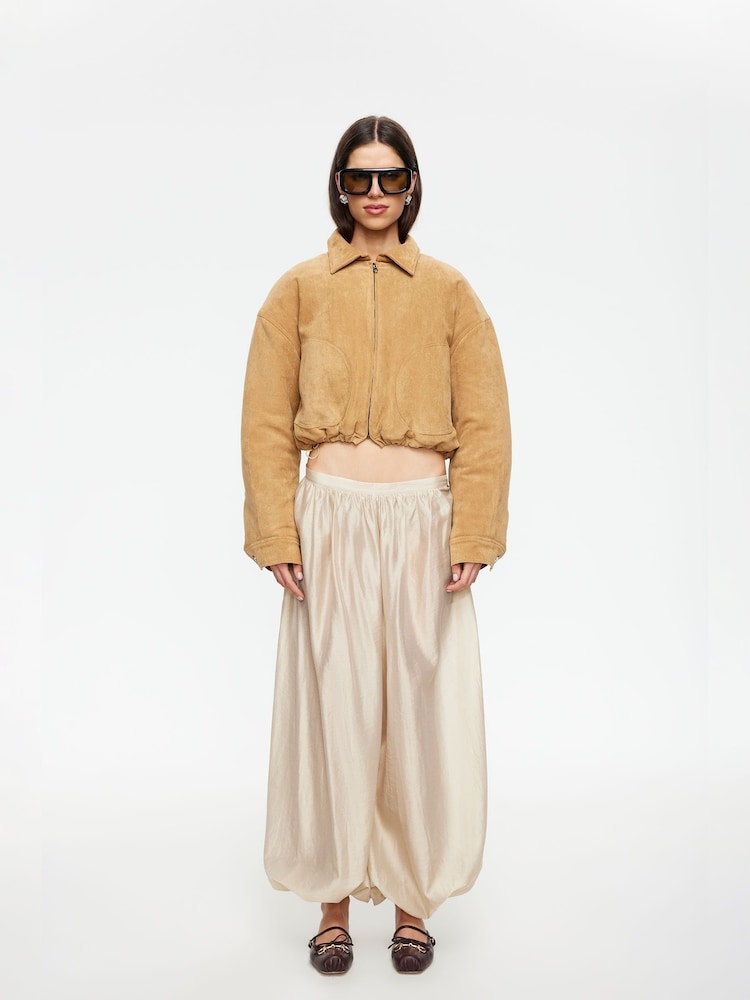 Lioness Cream Ember Relaxed Wide Leg Pants - Image 1 of 5
