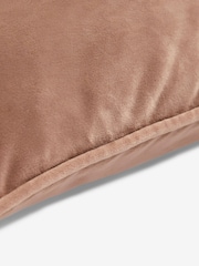 Espresso Brown 59 x 59cm Matte Velvet Cushion - Image 2 of 5