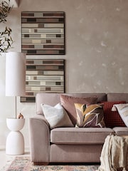 Espresso Brown 59 x 59cm Matte Velvet Cushion - Image 3 of 5