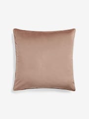 Espresso Brown 59 x 59cm Matte Velvet Cushion - Image 5 of 5