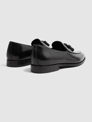 Reiss Black Windsor Suede Tassel Loafers - Image 5 of 6