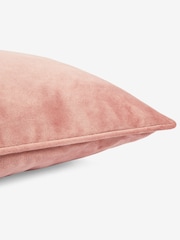 Blush Pink 43 x 43cm Matte Velvet Cushion - Image 3 of 6