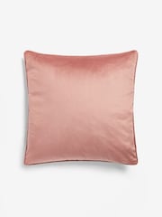Blush Pink 59 x 59cm Matte Velvet Cushion - Image 5 of 6