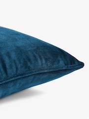 Navy 43 x 43cm Matte Velvet Cushion - Image 7 of 7