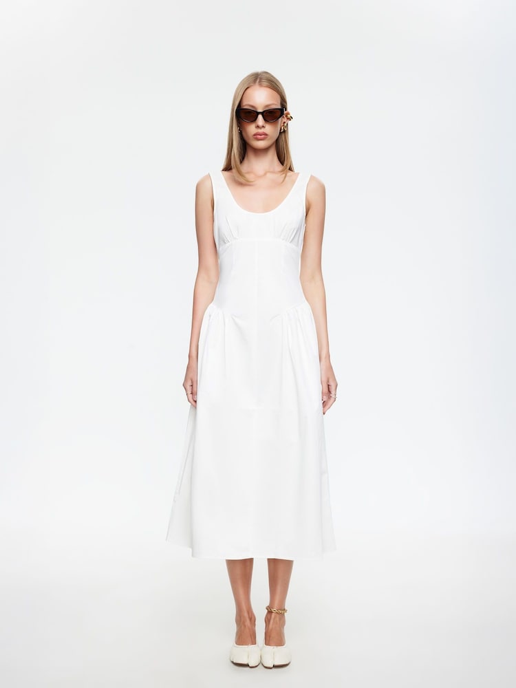 Lioness White Luna Rosa Ditsy Floral Maxi Dress - Image 1 of 5