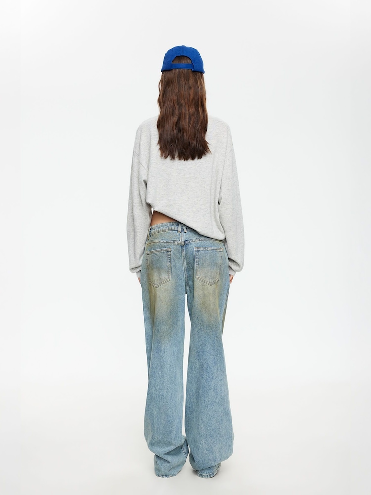 Lioness Grey Olsen Relaxed Collared Knit Top - Image 2 of 5