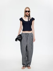 Lioness Blue Inzio Structured Corset Top - Image 1 of 5