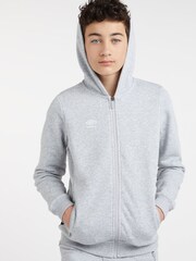 Umbro Grey Club Leisure Zip Through Hoodie - Image 2 of 5