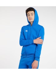 Umbro Light Blue Club Leisure Zip Through Hoodie - Image 1 of 6