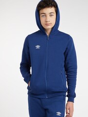 Темно-синий - Худи на молнии Umbro Club Leisure - Изображение 1 из 5